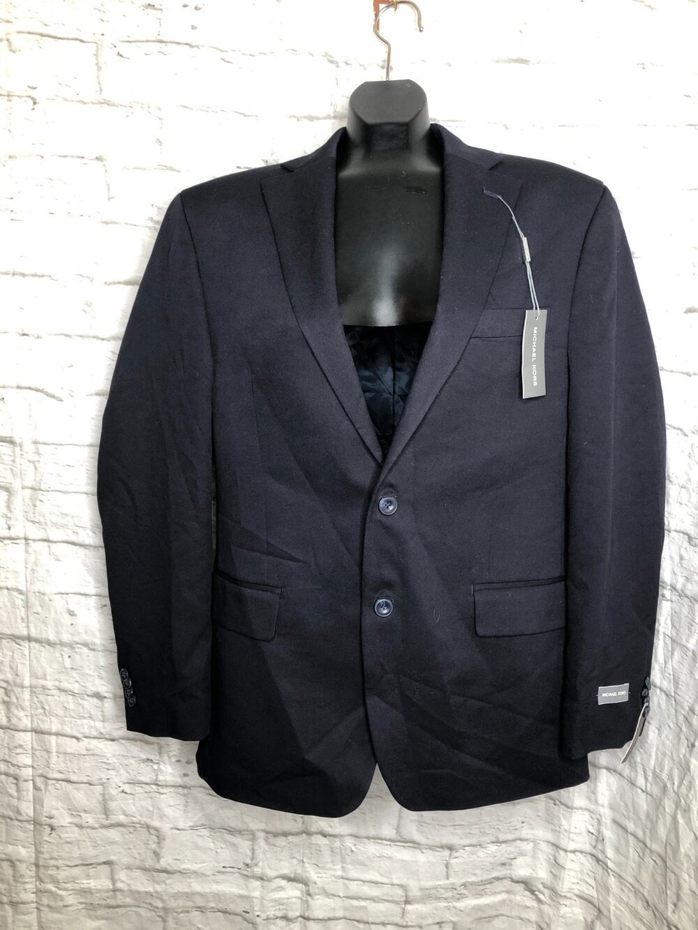 Calvin Klein Madison Men's Slim fit Suit Jacket Blazer Dark Blue Stretch 42 reg